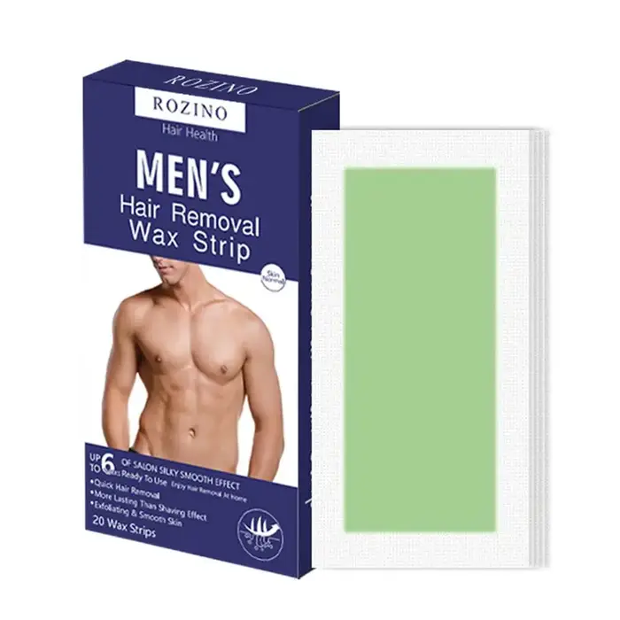 Papier de cire d'épilation 20 pièces/ensemble Non-permanent visage corps dépilatoire professionnel efficace épilation