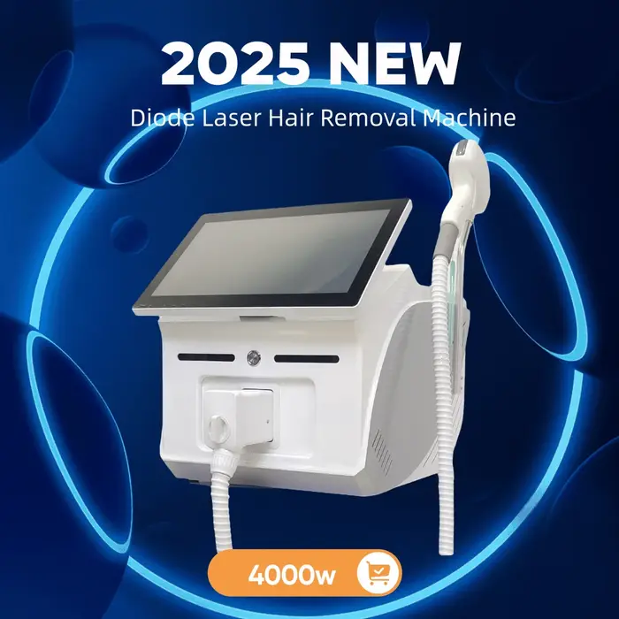 2025 diode laser755 808 940 1064NM multi longueurs d'onde machine d'épilation tête de refroidissement laser indolore