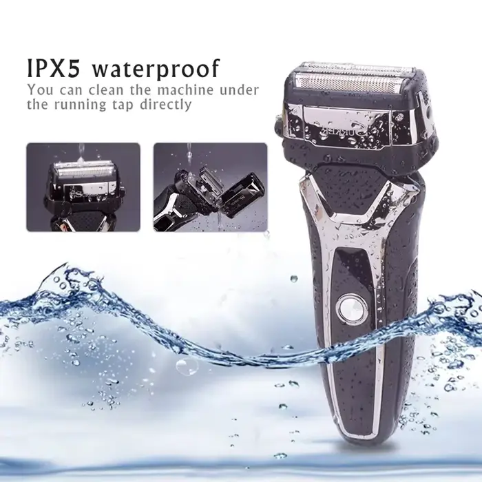 Surker rasoir électrique pour hommes Rechargeable Intelligent Type alternatif