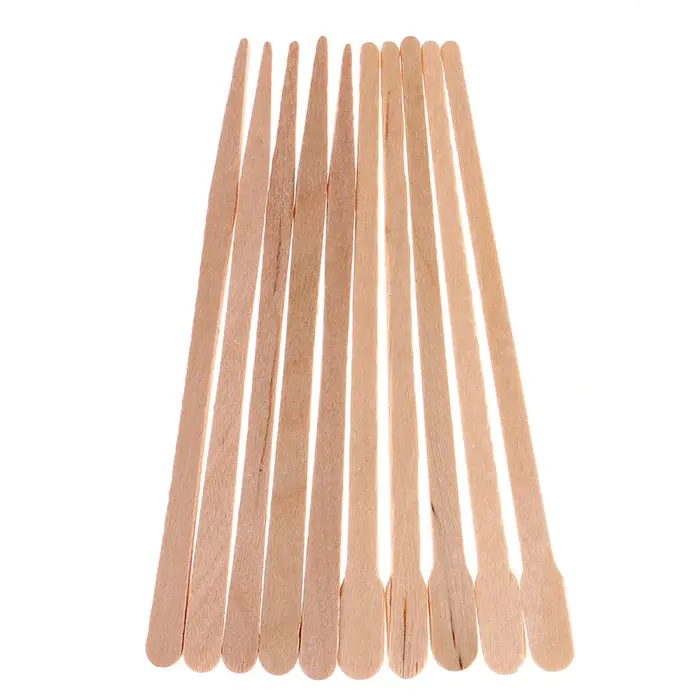 Spatules en bois pour épilation du corps