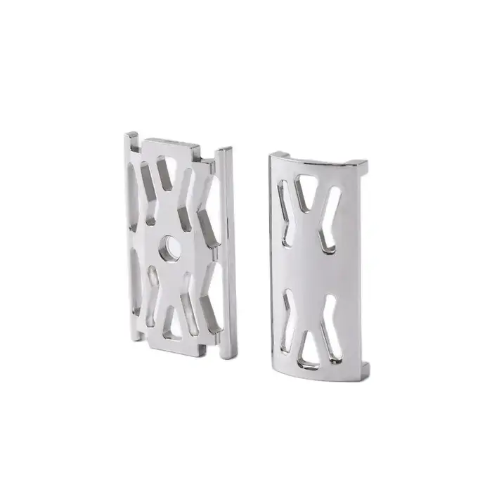 Tête de rasoir de sécurité YAQI Hollowed Sentinel SSP (acier inoxydable 316) polie pour hommes avec une interstice de