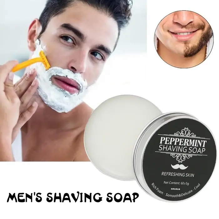 Savon à raser artisanal à texture lisse - Crème
