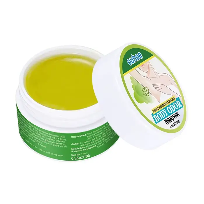 Crème anti-odeur des aisselles, mauvaise odeur, élimination de la transpiration pour hommes et femme
