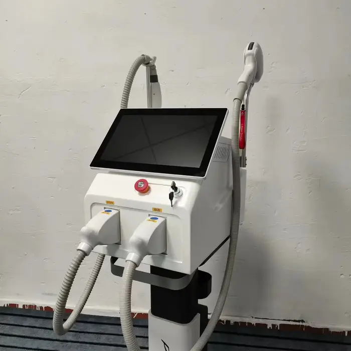 Machine à laser diode Soprano Titanium Ice Platinum 2-en-1 755/808/1064nm 4 longueurs d'onde Épilation indolore Modèle 4000W pour Beau