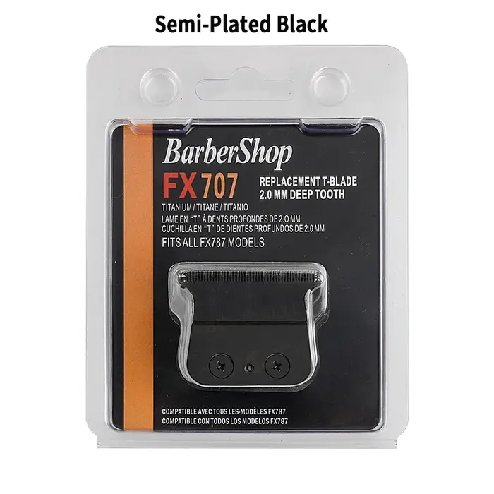 Barbershop-Ensemble de lames de rechange pour tondeuse à cheveux professionnelle, durable, en métal,