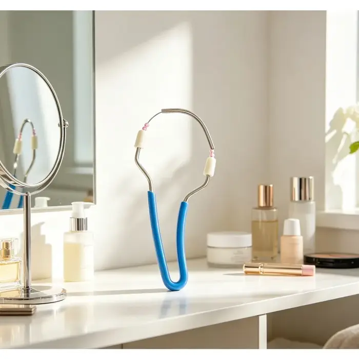 Épilateur facial portable à ressort (1/2 pièces) – Élimine les poils indésirables sur le dessus des lèvres, le menton, le visage ou le cou