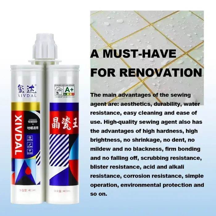Couleur de couture murale pour coulis de carrelage