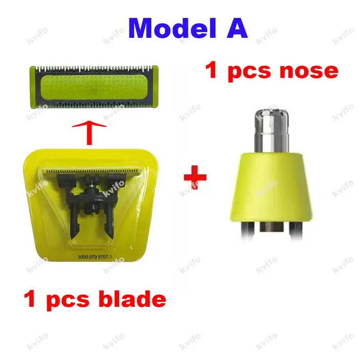 Kit de remplacement pour rasoir électrique A/B, nouveau modèle pour One & lame, Compatible avec QP-2