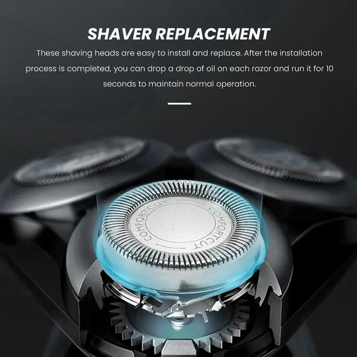 Têtes de rechange pour rasoir électrique Philips SH30/50/52