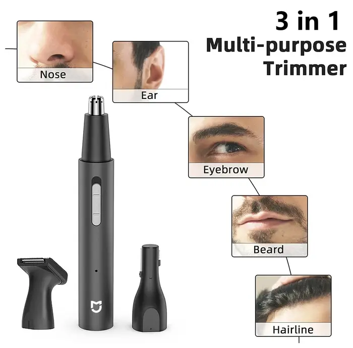 Tondeuse électrique Mijia pour le nez et les oreilles pour hommes