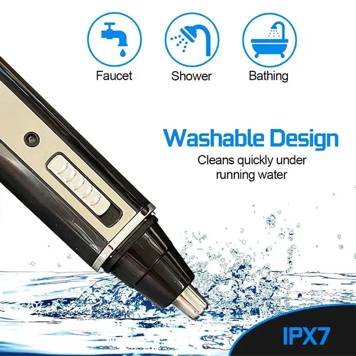 Tondeuse à Barbe Rechargeable 4 en 1 pour Homme, Appareil d'Épilation des Oreilles en Antarcand