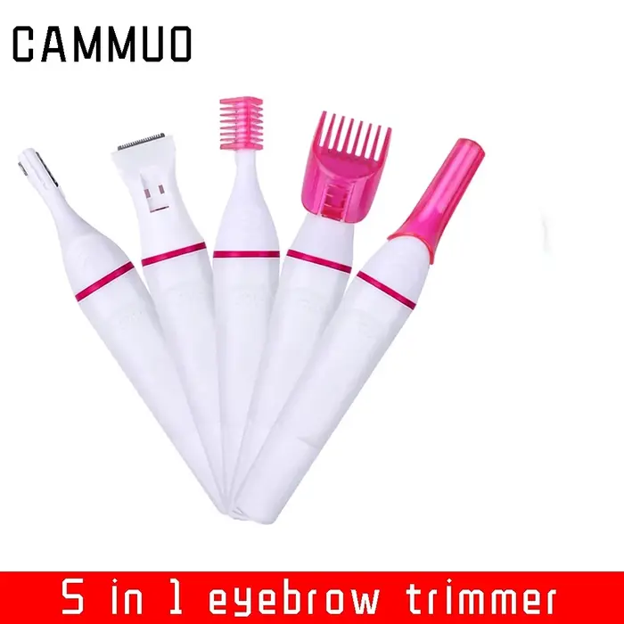 Couteau à sourcils 5 en 1 rasoirs électriques épilation du corps épilateur indolore femme outils tondeuse visage femmes