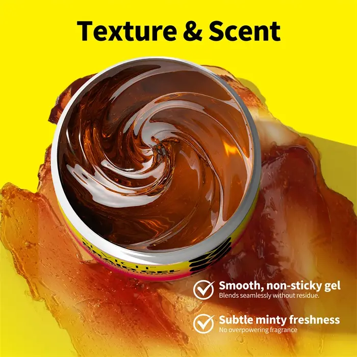 Gel coiffant pour tresses, cire coiffante longue durée pour des tresses définies, crème de contrôle des frisottis pour les bords, maintien tout au long de la journée