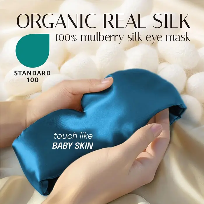 Masque de sommeil en soie