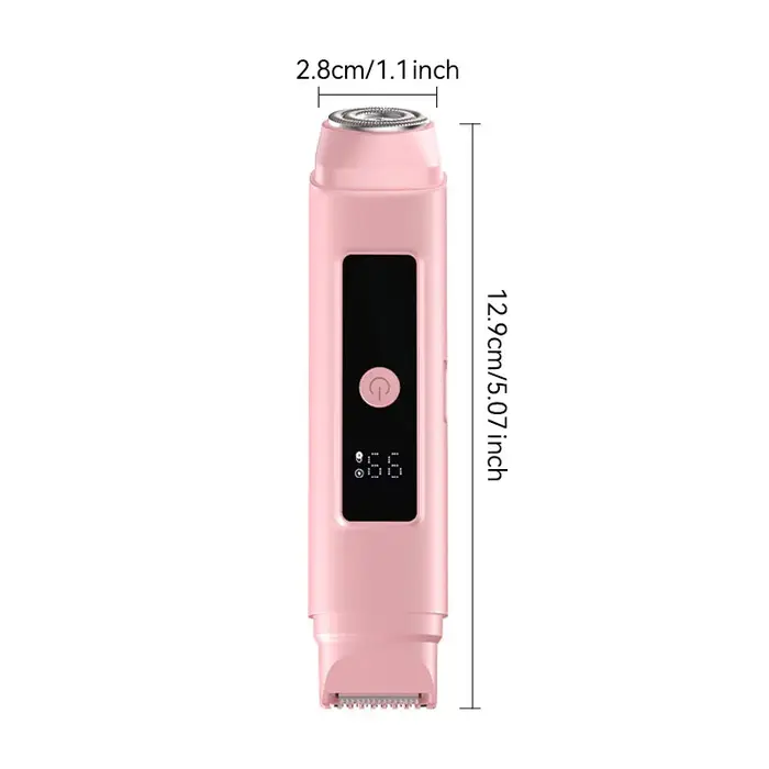 Épilateur électrique 2 en 1 pour femmes, étanche IPX7, rasoir électrique à double tête, tondeuse pou