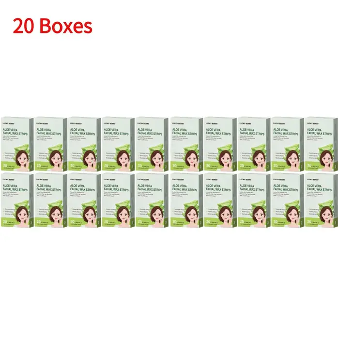 Bandes de cire dépilatoire pour l'épilation, papier de cire froide pour sourcils, barbe, visage, cou, bras, jambes, corps