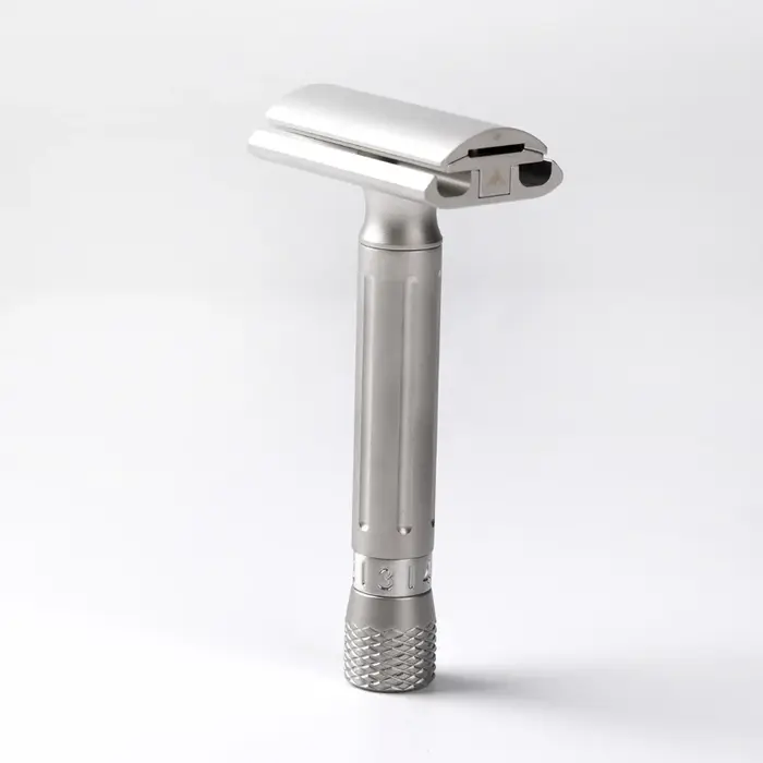 Rasoir de sécurité réglable en acier inoxydable de couleur mate Yaqi Avanti