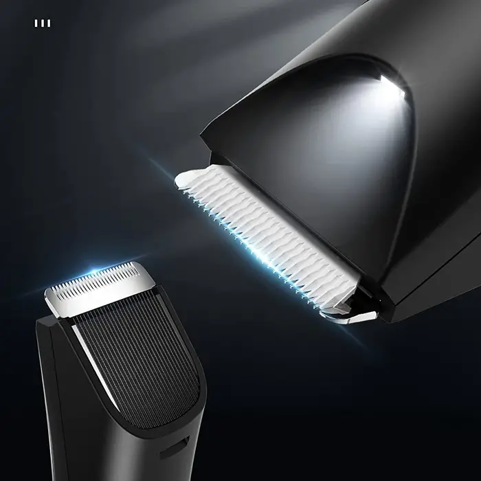 Tondeuse à barbe pubique étanche pour hommes et femmes