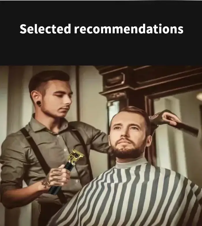 Tondeuse à cheveux électrique T9 à chargement rapide USB, rasoir de barbier Vintage, tondeuse à chev