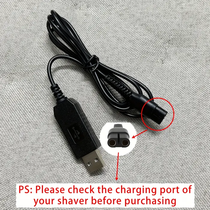 Chargeur USB pour rasoir électrique Philips série 3000 5000 7000 9000/Oneblade QP2520 QP2620 RQ320 R