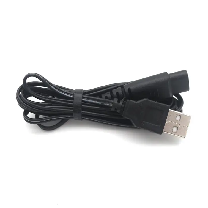 Appliquer à KEMEI KM-1990 tondeuse à cheveux professionnelle chargeur USB d'origine câble de chargement cordon d'aliment