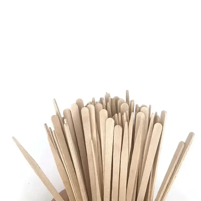 100/200/300/400/500 Pièces Bâtonnets de cire jetables en bois pour épilation