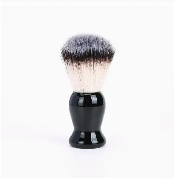 Pinceau à raser la barbe, pinceaux de maquillage, 1 pièce, manche en bois, poils en soies, pour salo