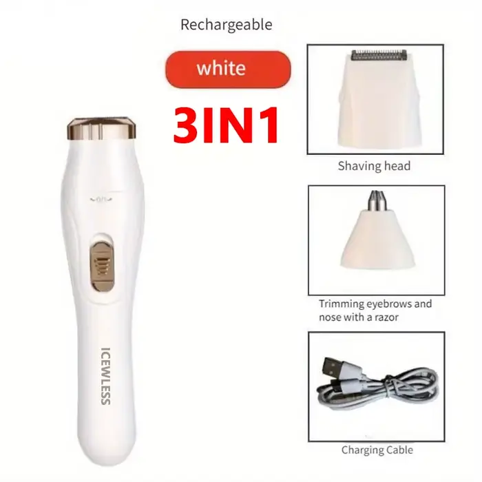 Tondeuses électriques pour femmes, rasoir étanche, indolore, dispositif d'épilation du corps privé,