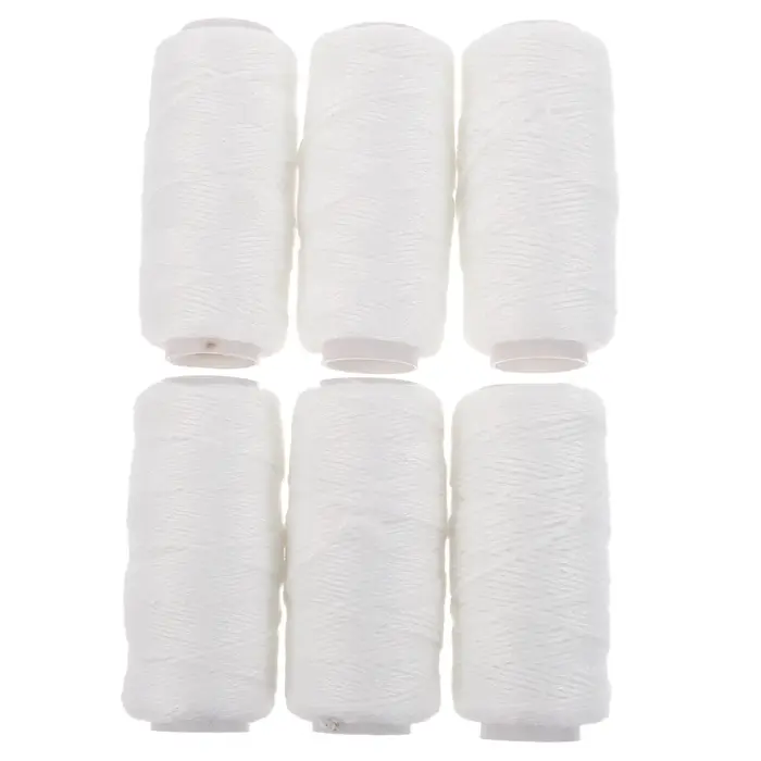 Lot de 6 outils d'épilation au fil de coton pour le visage et les sourcils