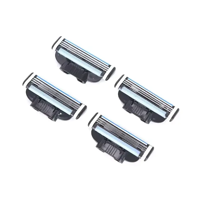 Lames de rasoir hommes femme épilateur 4 pièces Mach 3 cartouches lames de rasoir manuelles rasage m
