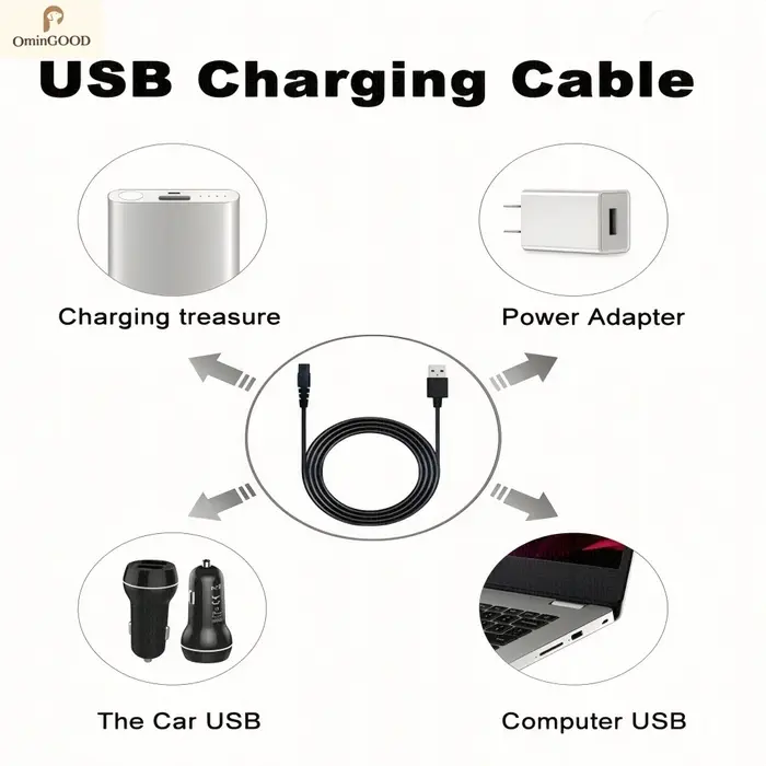 Chargeur pour rasoir Philips Norelco MG9520/50 MG7910/49 MG5910/49 PQ888 PQ889 S1112 S1118 QP2724/90 QP2834/70 S2313 X5000 S5831