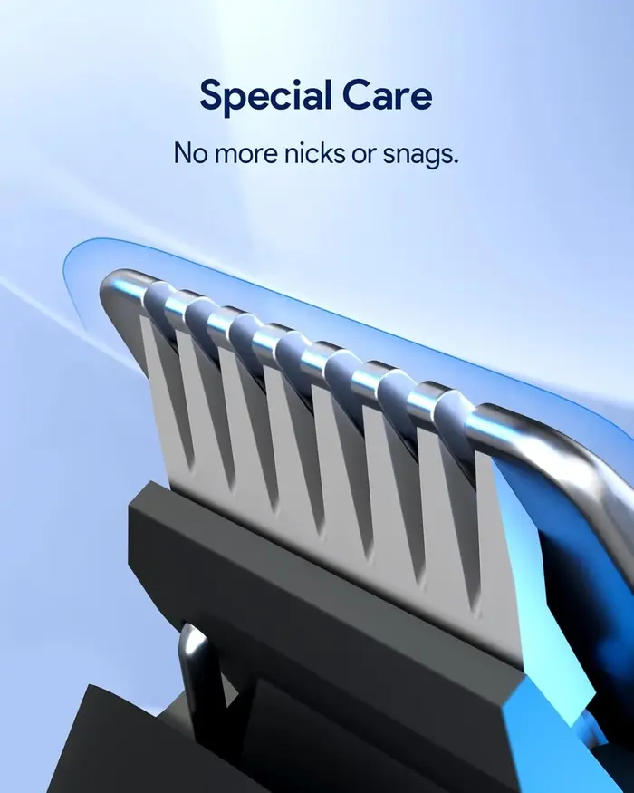 Lames de rechange pour Philips OneBlade QP2620/2630/2724 - Tondeuse de précision avec bords de sécurité arrondis et lame en acier inoxydable