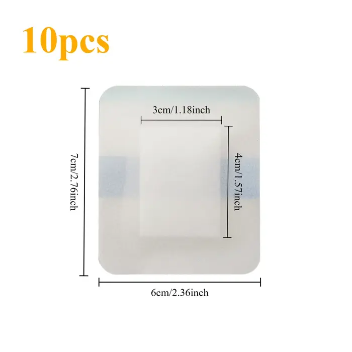 10/65 feuilles autocollantes transparentes en PU transparent pour les urgences quotidiennes et les a