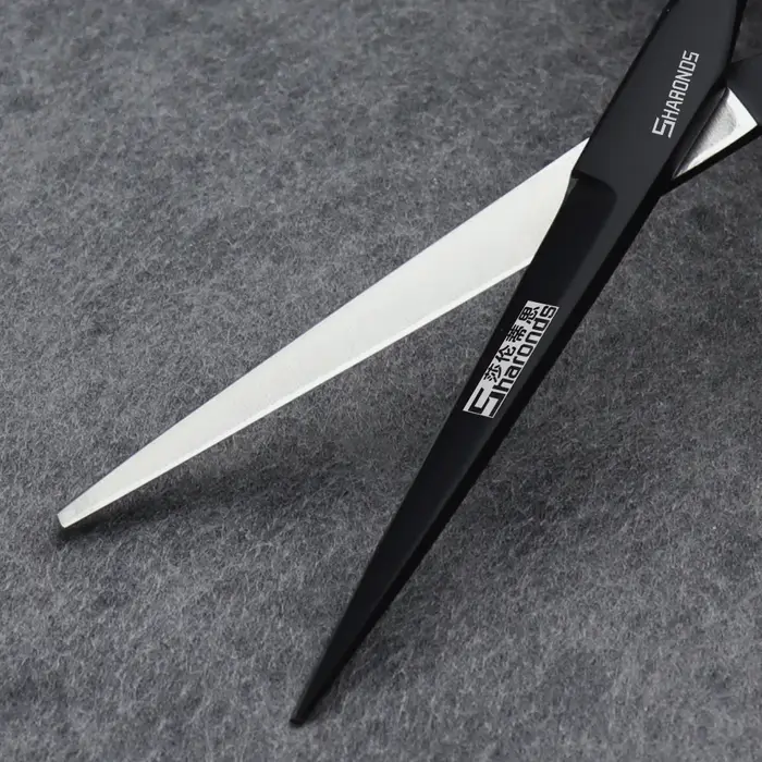 SHARONDS ciseaux professionnels de coiffure 440C barbier en acier japonais tondeuses spécialisées co