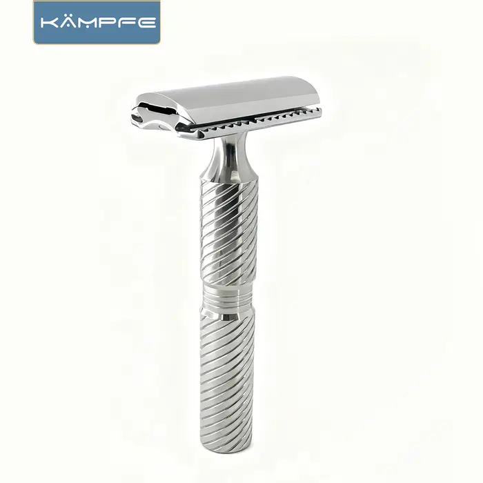 KAMPFE – rasoir de Style sécurité en acier inoxydable, rasoir Durable à Double tranchant, Kit de toi
