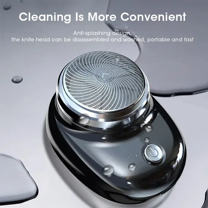 Mini rasoir électrique sans fil Portable professionnel pour hommes tondeuse à barbe humide et sèche rasoir USB Rechargeable étanche