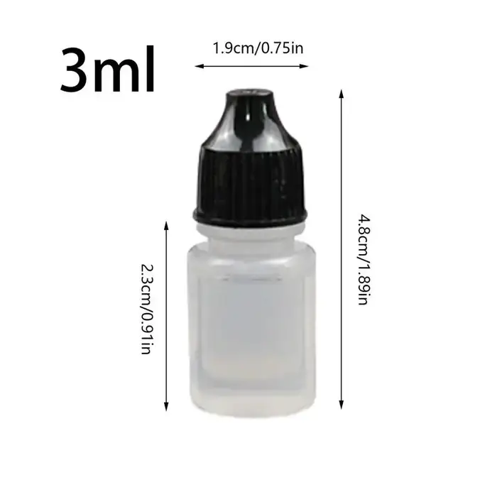 10 pièces 3ML tondeuse à cheveux huile tondeuses barbe rasoirs lubrifiant