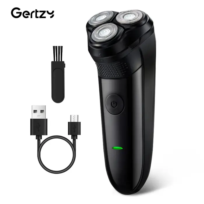 Rasoir pour hommes – 3 lames flottantes, charge rapide USB-C, choix parfait pour les voyages et les 
