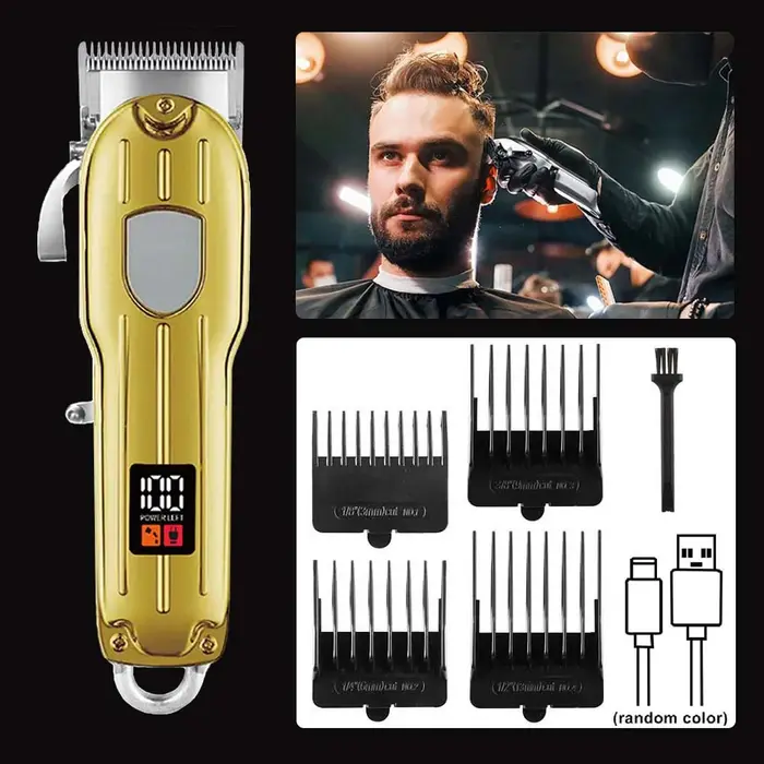Tondeuses à cheveux 3 en 1 pour hommes, Kits de tondeuse à barbe, ensembles de rasoirs électriques, 