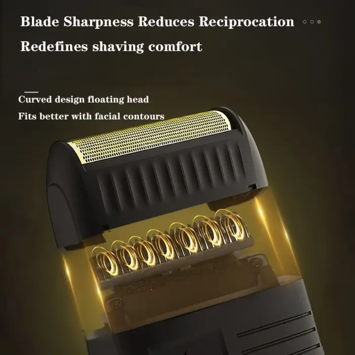 VGR rasoir electrique hommes tondeuse barbe Rasoir Amélioré Rechargeable Rasoir Meilleure vente Professionnel Tondeuse à barbe Mini Électrique Tondeuse Promotion Sabre 0 mm Rasoir de finition pour hom