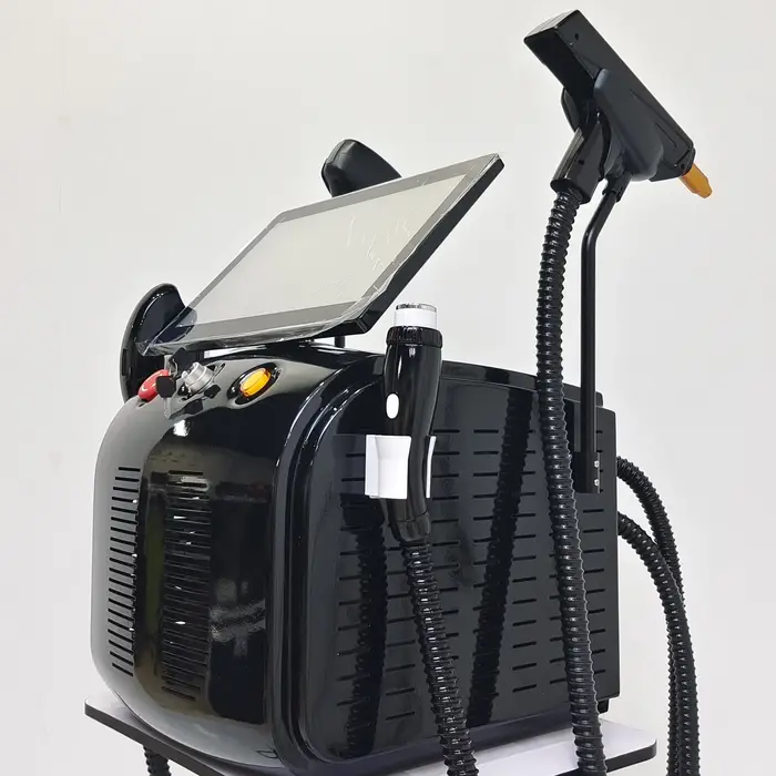 Appareil multifonctionnel de qualité professionnelle 4-en-1 à laser diode 808 nm pour pico-carbone