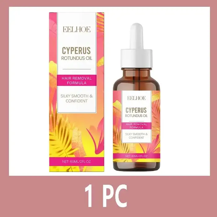 Huile de Cyperus Rotundus pour le corps, apaisante après épilation, inhibiteur de repousse des poils, soin après épilation pour une peau lisse