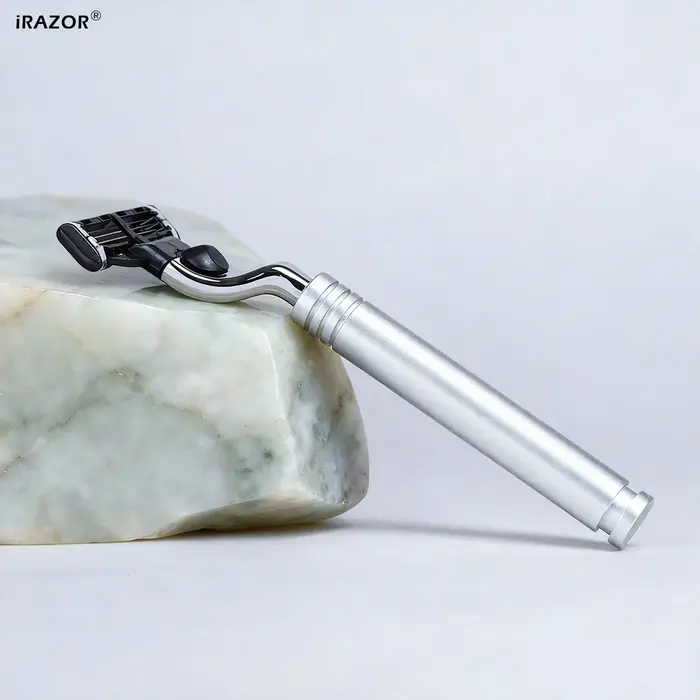 iRAZOR – rasoir de sécurité manuel classique à Triple lame pour hommes, système de rasage Mach 3, ép