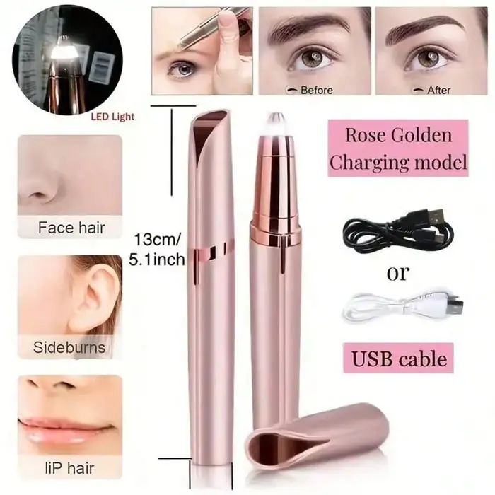 Tondeuse à sourcils électrique pour femmes