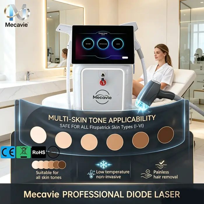 Machine laser picoseconde à diode 2-en-1 2026 Northern Lights 4000W pour épilation à froid et élimination des taches de tatouage – Équipement de beauté professionnel pour salon