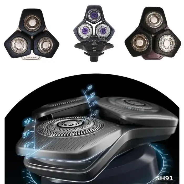 Lames de rechange SH91 compatibles avec la tête de rasoir Philips série 9000