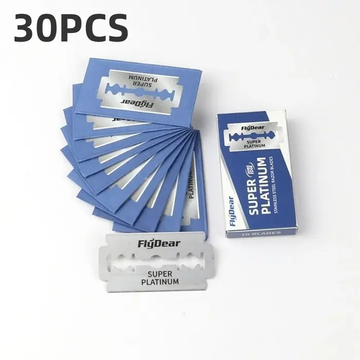 30/50/100 pièces lames de rasoir Double bord hommes rasoir pour rasage hommes lame professionnel bar