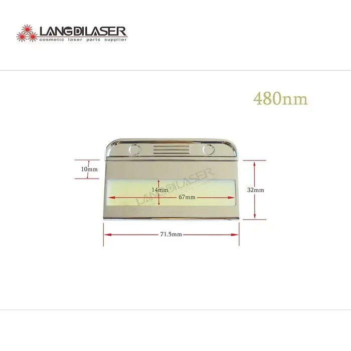 Filtre IPL avec longueur d'onde: 430nm /480nm/ 510nm/ 530nm/ 560nm/590nm/620 nm/ 640nm/ 690nm/750nm