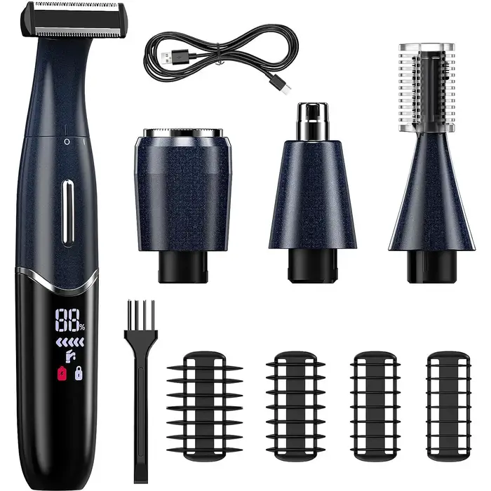 Zone intime coupe de cheveux rasoir de précision hommes ligne de Bikini boules