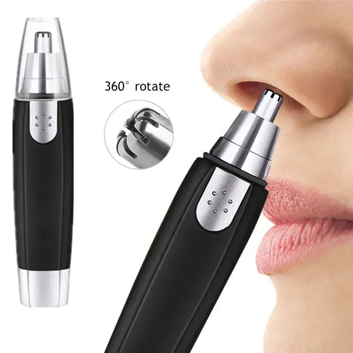 Tondeuse électrique pour le nez et les poils du nez, pour hommes et femmes, oreilles, cou, sourcils,